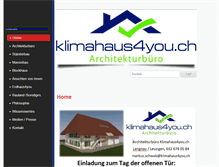 Tablet Screenshot of klimahaus4you.ch